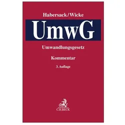 Kommentar zum Umwandlungsgesetz, Fachbücher von Martin Henssler, Mathias Habersack, Hartmut Wicke