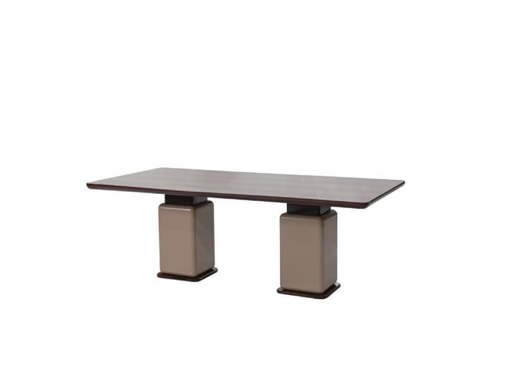 JVmoebel Esstisch JVMoebel Designer Holz Esstisch in elegantem Braun (Packung, 1-St., Tisch)