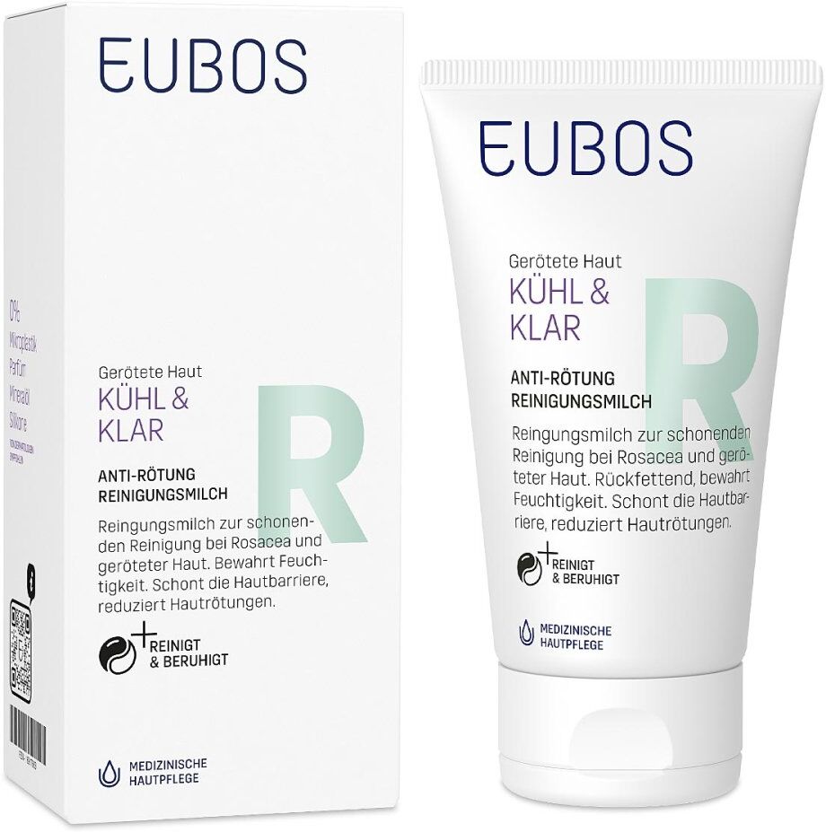 Eubos Kühl & Klar Anti-rötung Reinigungsmilch