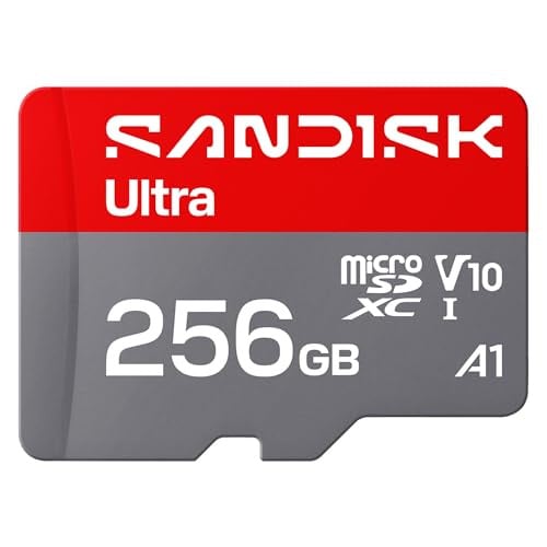 SanDisk Ultra microSDXC UHS-I geheugenkaart met SD-adapter, 256 GB