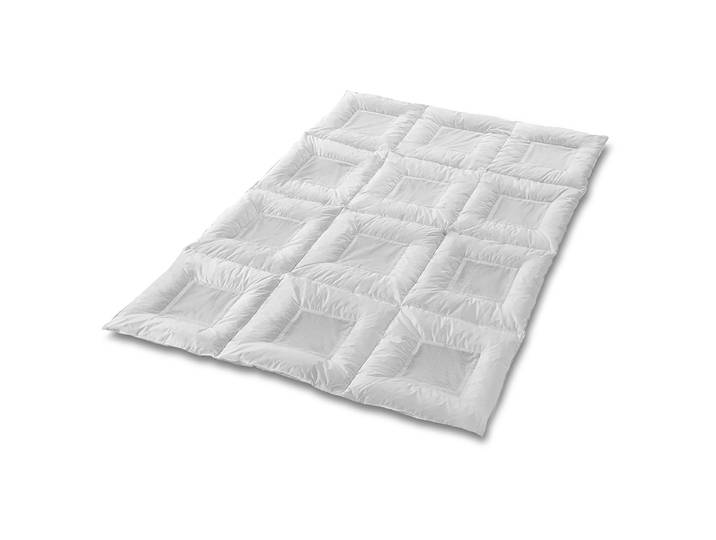 Couette en plumes Climabalance Type A 135 x 200cm Blanc/Blanc Coton