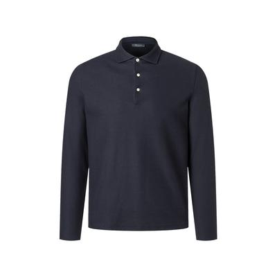 Poloshirt MAERZ MUENCHEN "Maerz Muenchen 670000 Poloshirt Herren Bekleidung", Herren, Gr. 52, blau, 100% Baumwolle, Shirts