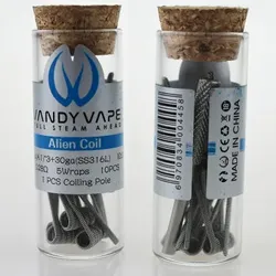 VandyVape Alien Coil (10pcs) Flasche