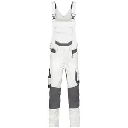 Tronix Painters Malerlatzhose mit Stretch und Kniepolstertaschen, weiß/anthrazit, Schrittlänge Standard, Größe 67 - weiß/anthrazitgrau - 67