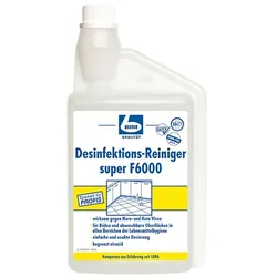 Dr. Becher "Dr. Becher" Desinfektions-Reiniger 1 l super F6000 mit Dosierkopf