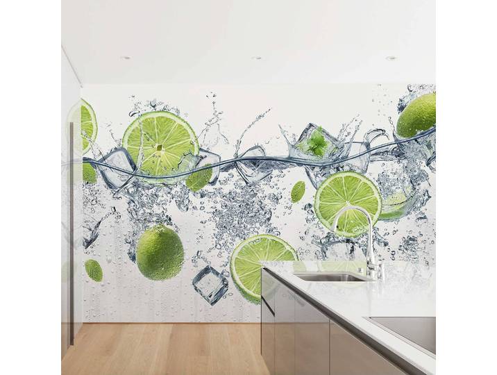 Vliestapete Erfrischende Limette 432 x 290cm 432 x 290 cm