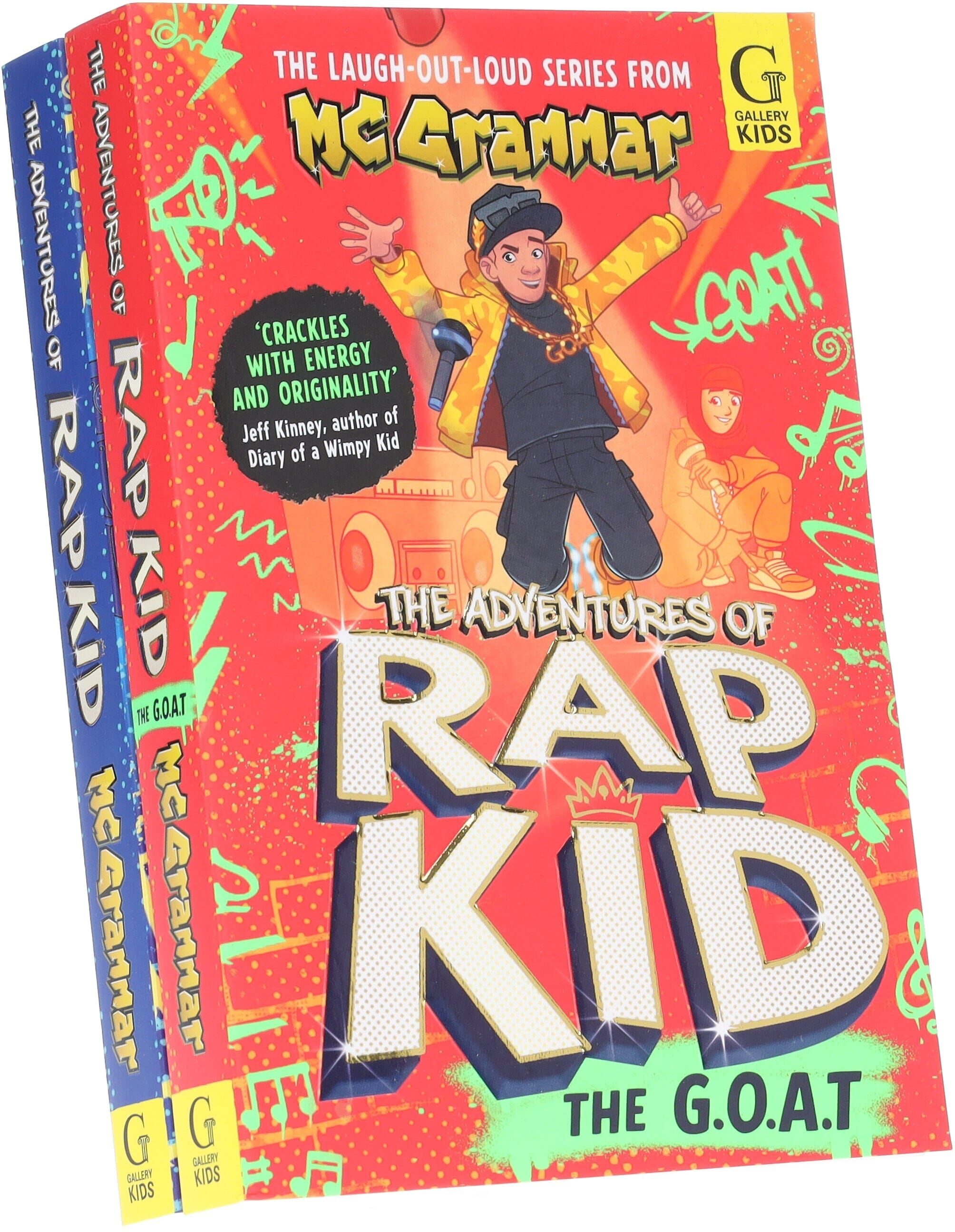 The Adventures of Rap Kid Series by MC Grammar 2 Books Collection Set - Ages 8+ - Paperback Simon & Schuster