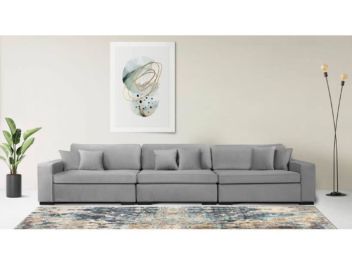 Home affaire 3-Sitzer Skara, Lounge-Sofa mit Federkernpolsterung, in vielen Bezugsvarianten