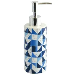 MSV Seifenspender Savon Ceramique Calula Bleu