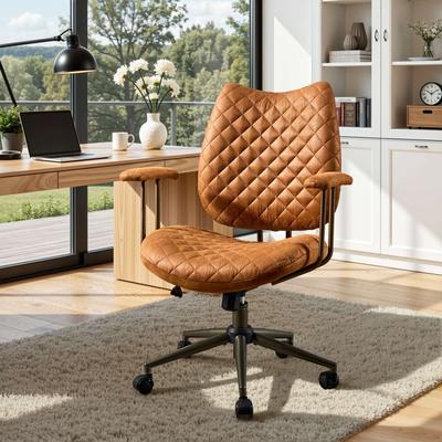 OVIOS Ergonomic Diamond Quilting Office Desk Chair