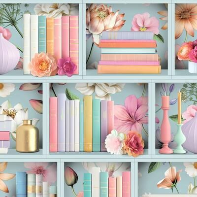 Veer Decor Blossom Shelves Wallpaper