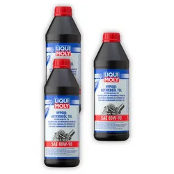 3x Getriebeöl LIQUI MOLY 20645 Hypoid (GL4/5) TDL SAE 80W-90 Schaltgetriebe Öl 1L