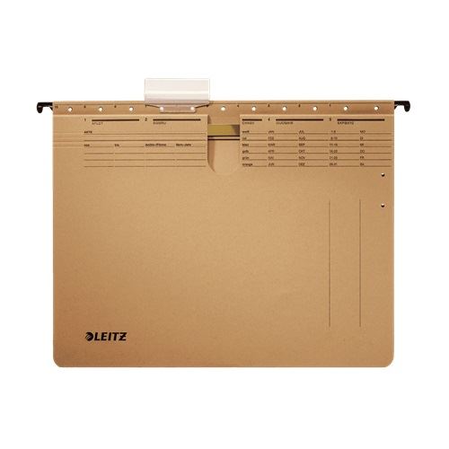 LEITZ 25 Hängehefter ALPHA 1994 Karton naturbraun 1 x Amtsheftung