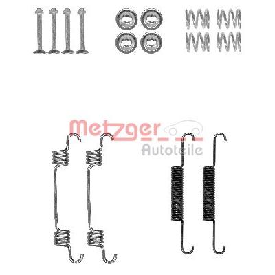 METZGER AUTOTEILE Zubehörsatz, Feststellbremsbacken 105-0887