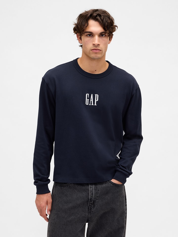 GAP Longsleeve in Dunkelblau - M