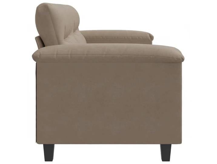 Taupe SOFA - Moderne - Canapé avec 2 places - contemporain - Taupe 140 cm tissu - microfibre C1843