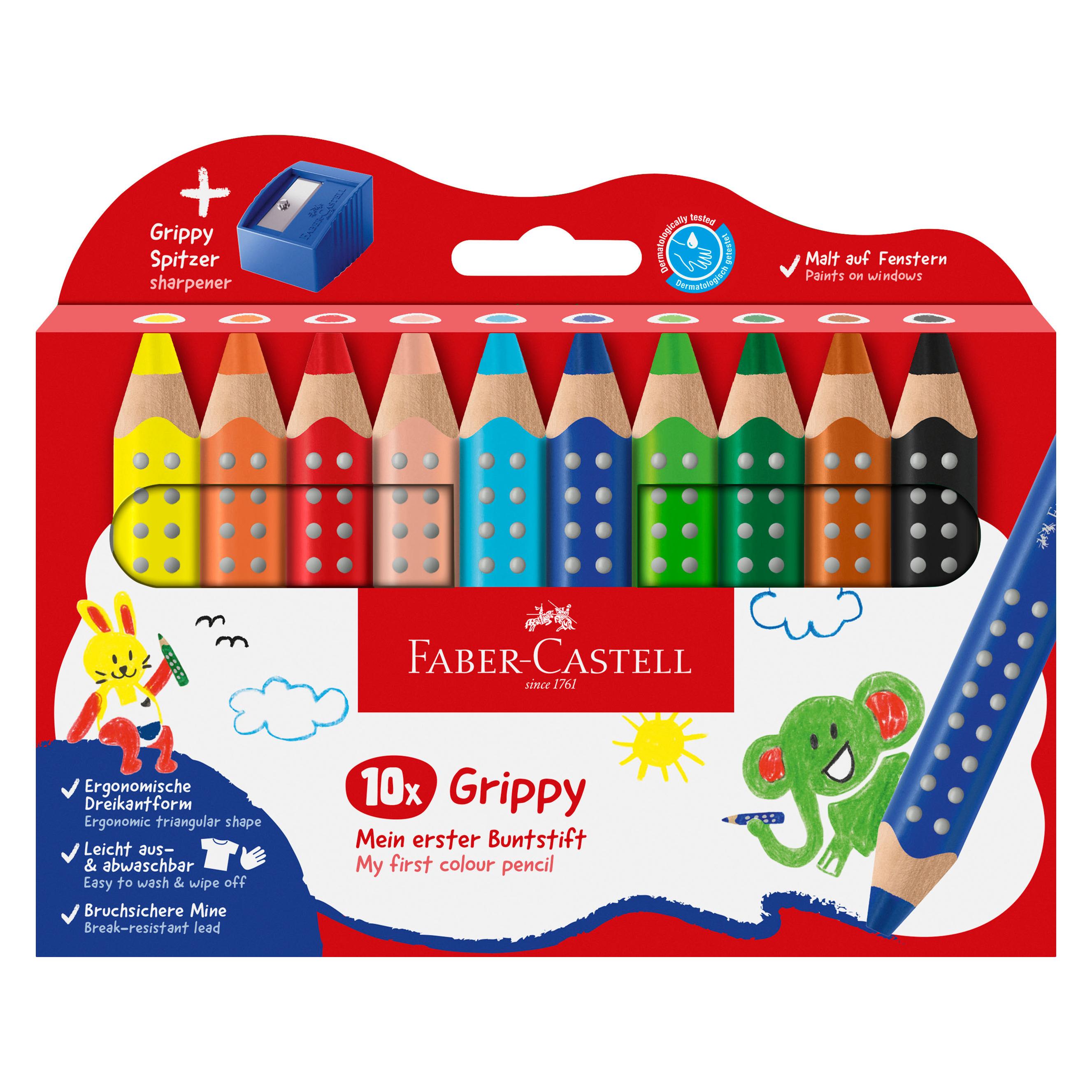 Faber-Castell Farbstiftetui Grippy (10x) (110636)