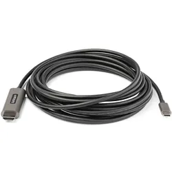 StarTech USB-C auf HDMI Kabel mit HDR10 - Ultra HD USB Typ-C auf HDMI 2.0b Video Adapter Kabel - USB-C auf (5 m), Videokabel, Schwarz