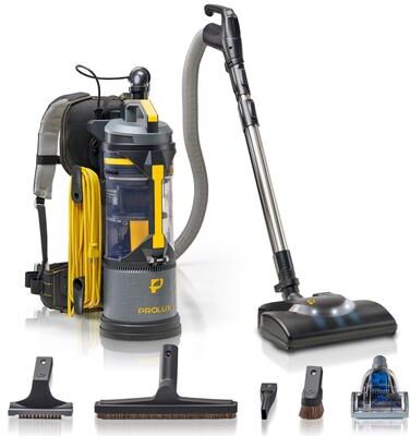 Prolux XForce Pro Commercial Bagless Backpack Vacuum with Electric Power Nozzle