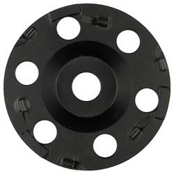 Klingspor 355941 DS 900PKD Diamantschleifteller, 125 x 5 x 22,23 mm 6 Segmente 5 x 3,5 mm, PKD - Polykristalliner Diamant Durchmesser 125 mm
