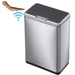 EKO Mirage Sensor Bin 45 L berührungsloser Sensor Mülleimer inklusive Inneneimer und Touch Schalter zum öffen