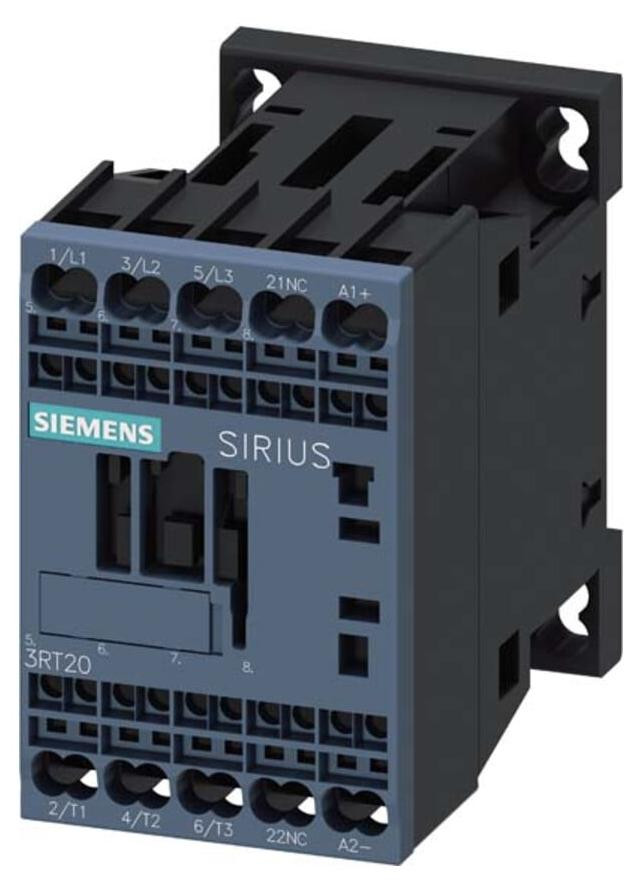 Siemens 3RT20182BB42 Contactor, AC-3, 7,5 kW/400V, 1Ö, 24VDC, 3-polig, S00