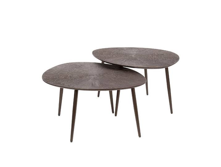 Clemento Brown Ray leaf Couchtisch