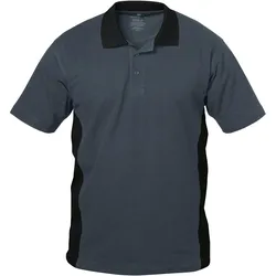 Elysee Polo Pique Shirt Granada grau schwarz