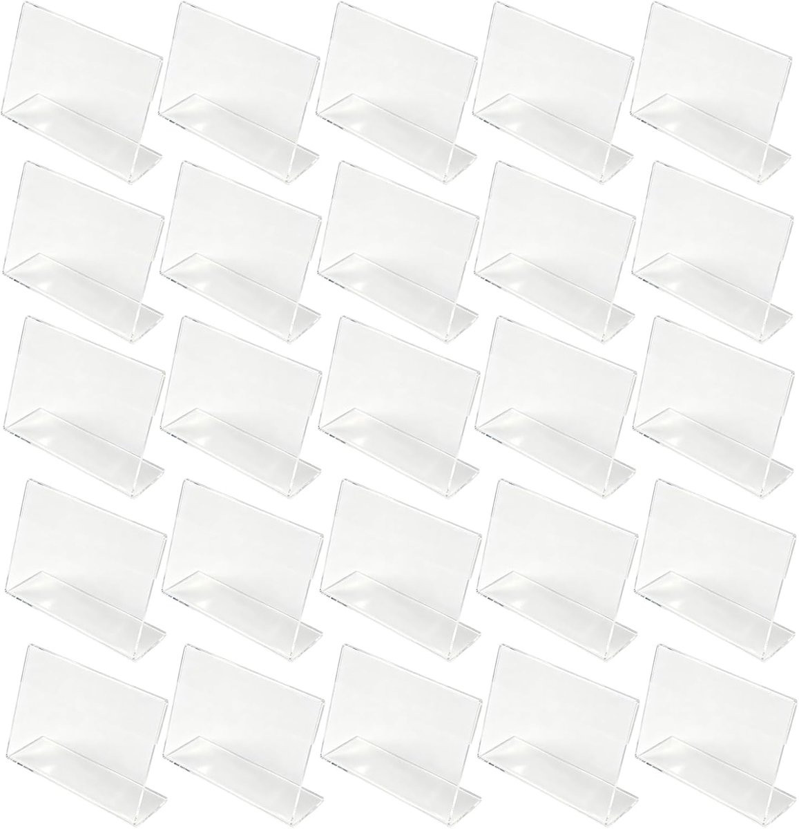 30 stuks Transparante Acryl Labelhouders en Prijskaartjes voor Kantoren, Cafés en Winkels, 9 x 6 cm
