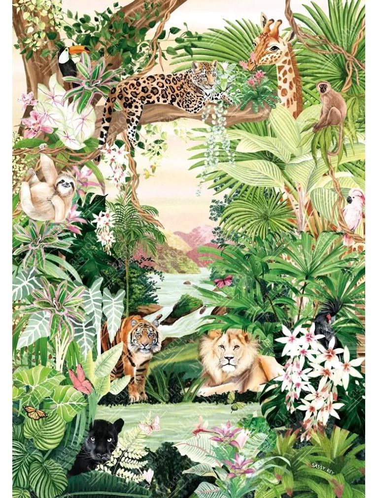 Magnolia Puzzel Jungle Oase - 1000-delige puzzel