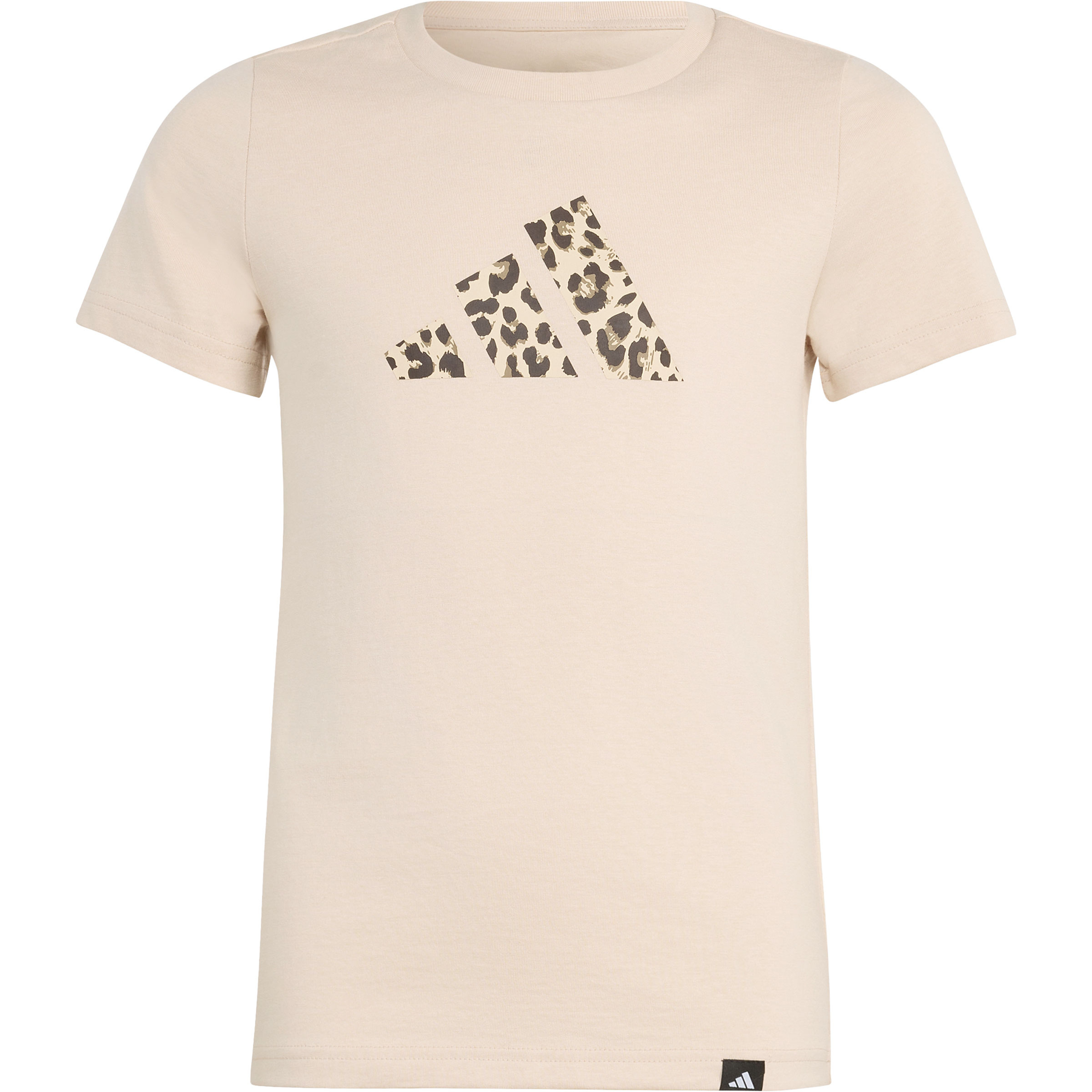 adidas Animal Print Kinder T-Shirts beige Größe 170 Lifestyle Widerstandsfähig