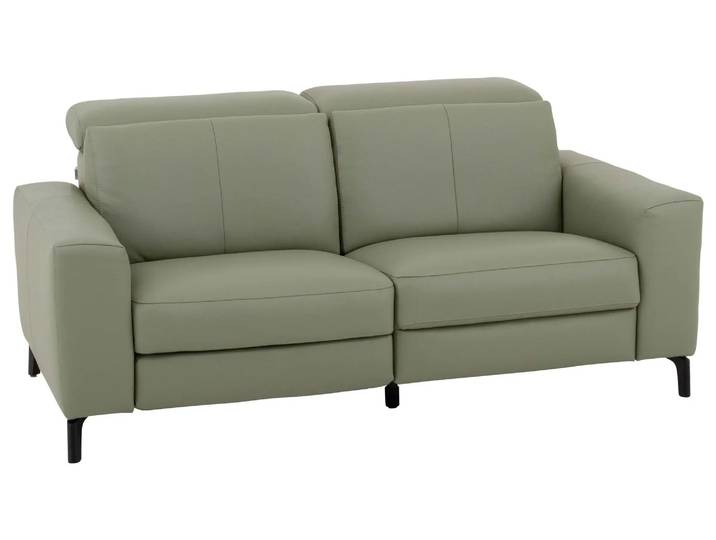 Sofa Caladja B: 190 cm Rom / Farbe: Sage / Bezugsmaterial: Leder
