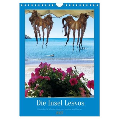 Entdecke die Schönheit der griechischen Insel Lesvos (Wandkalender 2027 DIN A4 hoch), CALVENDO Monatskalender