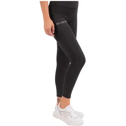 Givova, Damen, Tights, Basic (XS), Schwarz