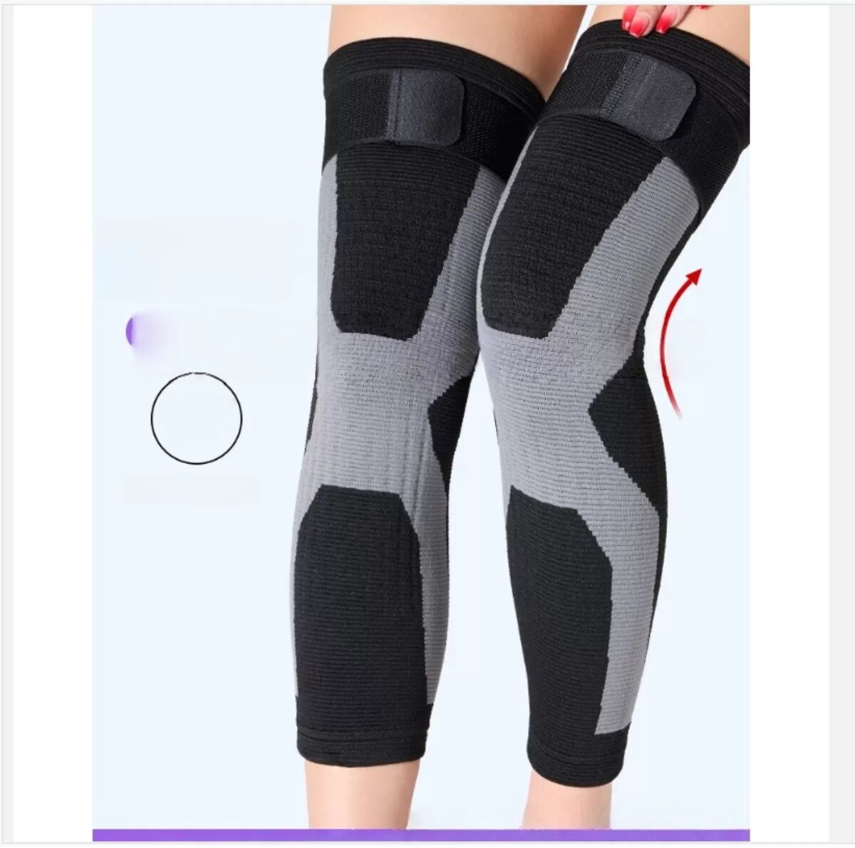 INF Genouillère thermique d'hiver - Support de compression ajustable L