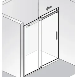 HSK Premium Softcube Gleittür, teilig 68221xx