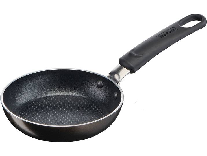 Bratpfanne TEFAL Simple Cook Mini-Blini - Mini-Pfanne Ø 12 cm , schwarz, B:12,5cm H:3cm L:24,2cm Ø:12cm, Pfannen, Bratpfanne, Mini-Pfanne Ø 12 cm, Antihaft, nicht induktionsgeeignet