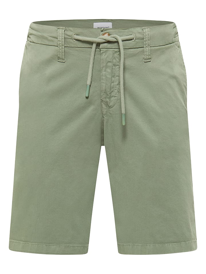 Mustang Chinoshorts "Portland" in Grün - W33