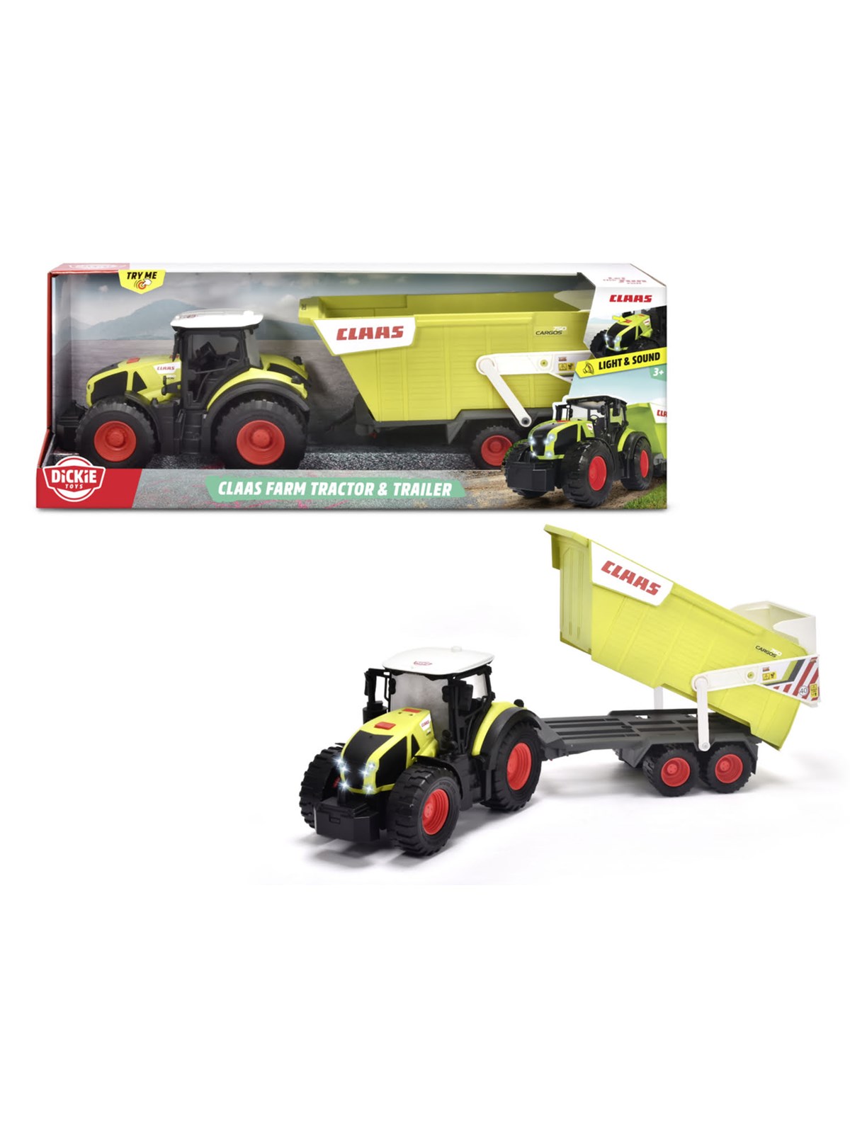 Dickie CLAAS Farm Tractor & Trailer