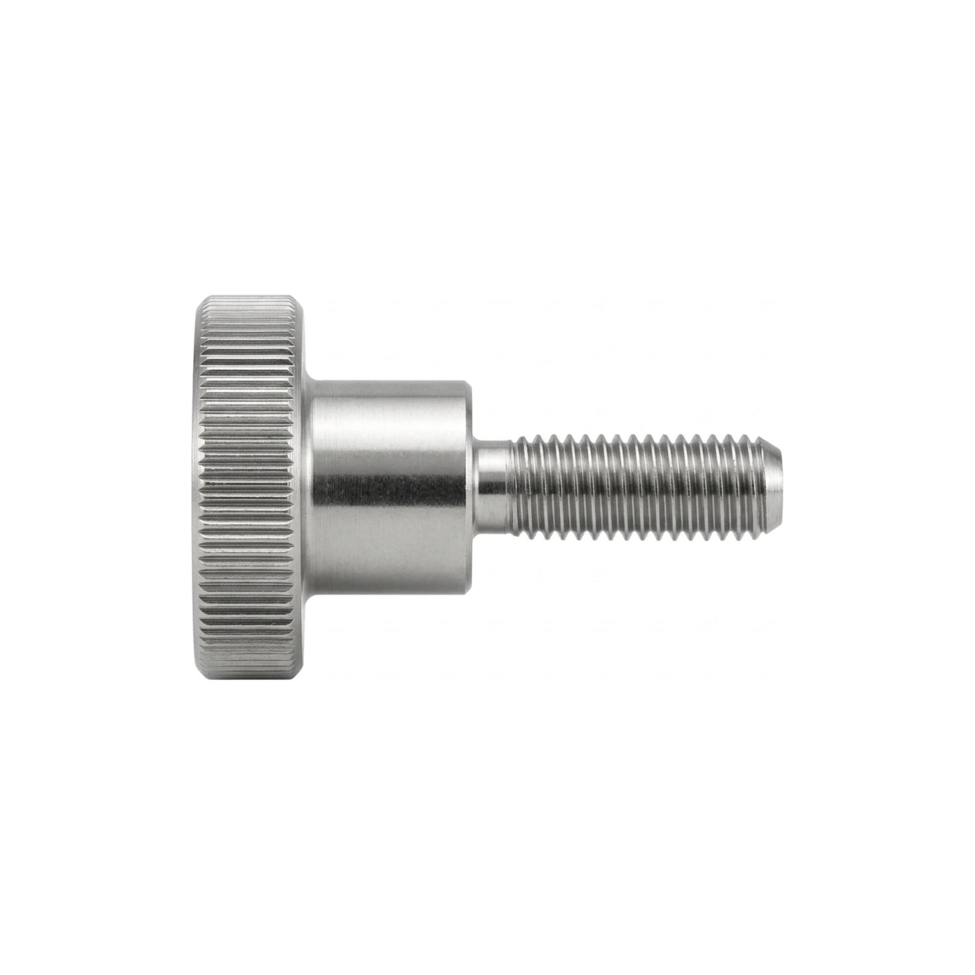 DIN 464 Rändelschraube hohe Form VG M3x10 Stahl galvanisch verzinkt ; Industrial Quality Supplies (004645100030010)