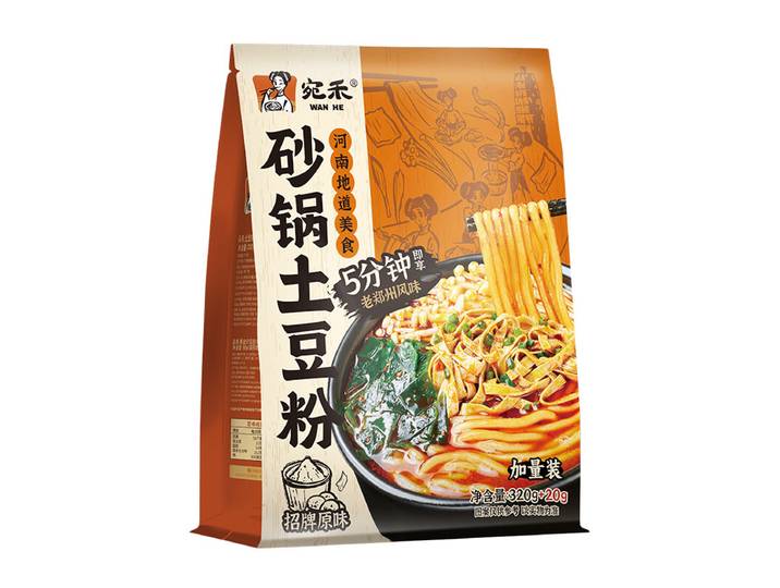 Wan He Nouilles de Pomme de Terre au Marmite Sachet 340 g