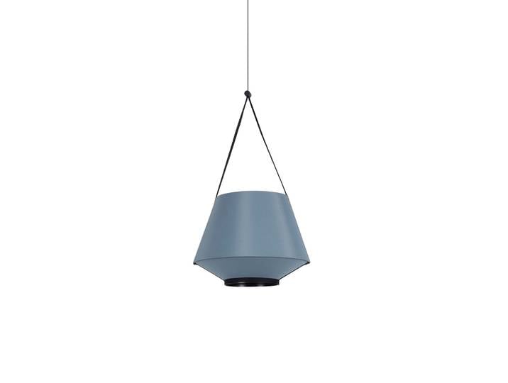 Suspension Carrie XS Aqua - Forestier - Salon / séjour - Design - Tissu / textile - À ampoule unique