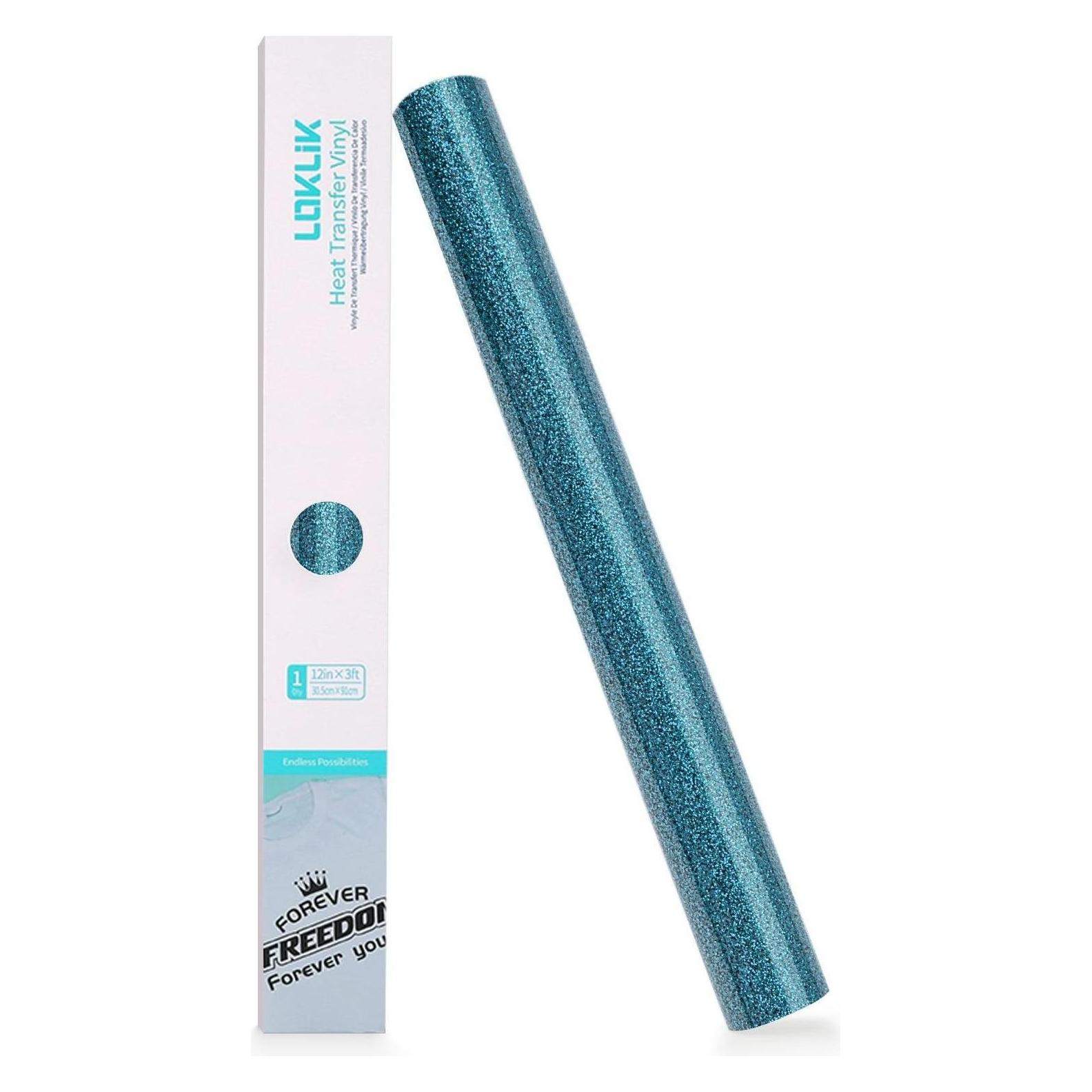 Loklik Heat Transfer Vinyl Glitter - Light Blue (SG-HTV-1575-US-L-B2B)