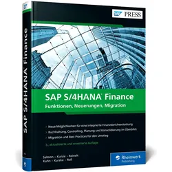 SAP S/4HANA Finance, Fachbücher von Daniela Reinelt, Janet Salmon, Thomas Kunze