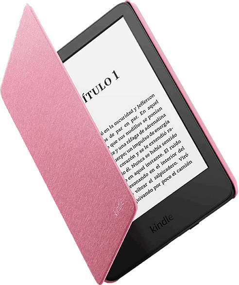 Funda eBook - Amazon Kindle, Compatible con 11 ª gen., Cierre magnético, Rojo