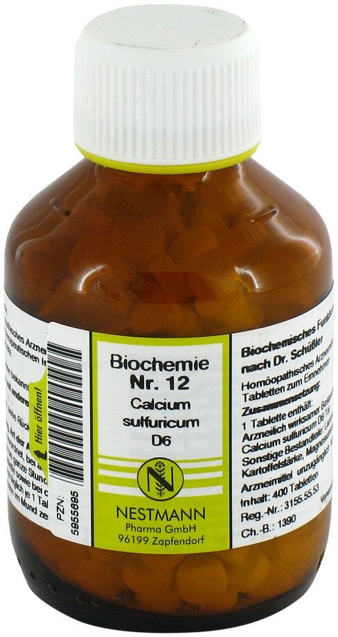 NESTMANN Biochemie 12 Calcium sulfuricum D6 Tabletten