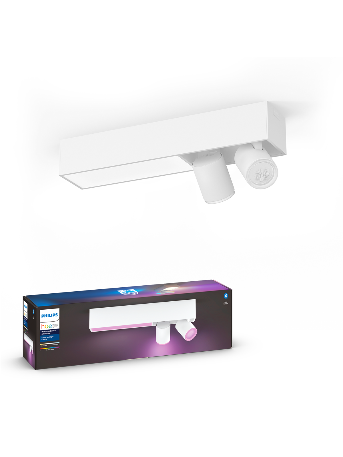 Philips Hue Centris 2-er Spots 5.7W - weiß