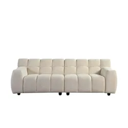 Big Sofa in moderner Bubble-Optik Valentina , Maße (cm): B: 222 H: 72 T: 94.0