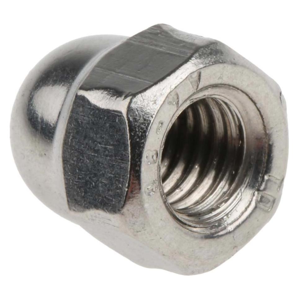 RS PRO Hutmuttern A4 rostfrei M6 (M6) (2484494)
