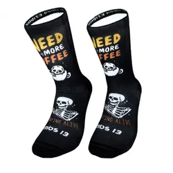 MALDITA BUENA SUERTE Socken Coffee Time | schwarz M | 39-40